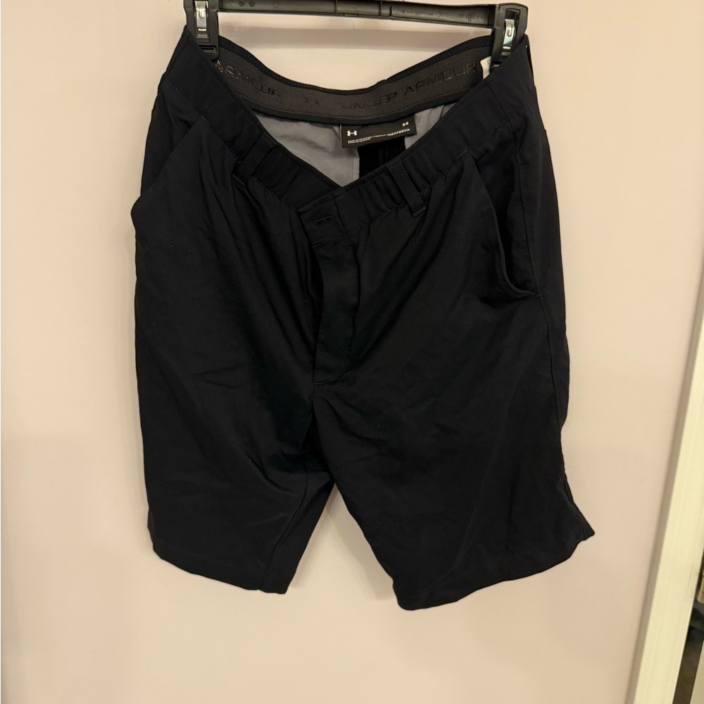Men's Under Armour Golf Black Shorts